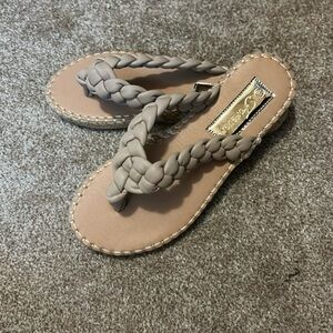 Tan sandals